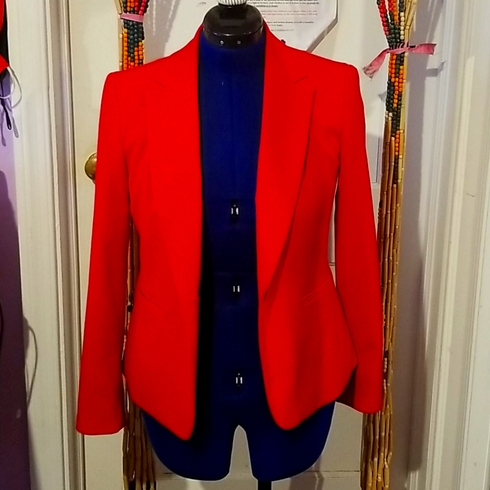 Red blazer